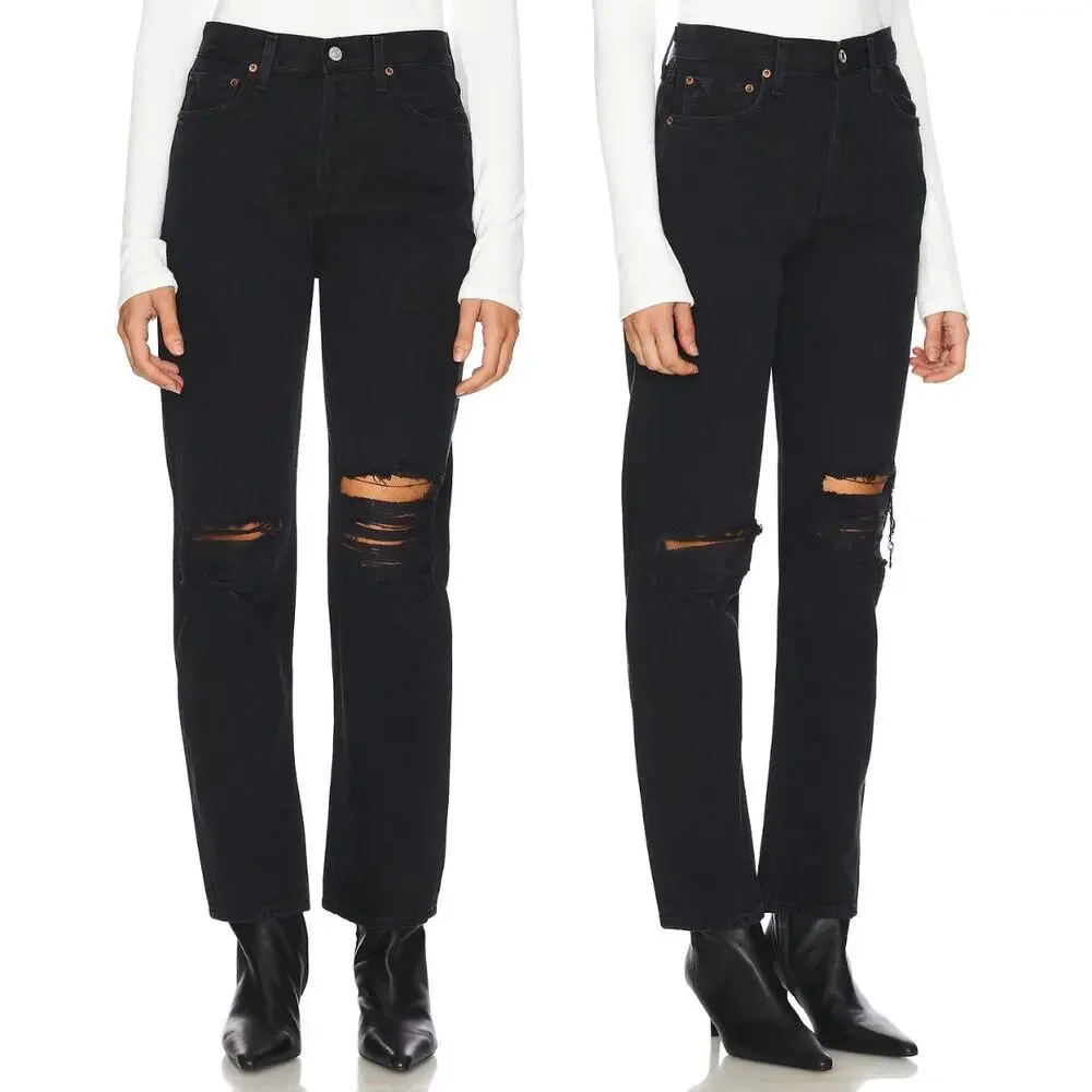 NWT AGOLDE 90's Pinch Waist Jeans Size 23 Fuse - Picture 2 of 8
